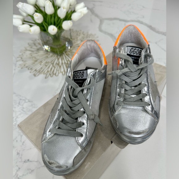 Golden Goose Metallic Sneakers Superstar - Picture 5 of 7